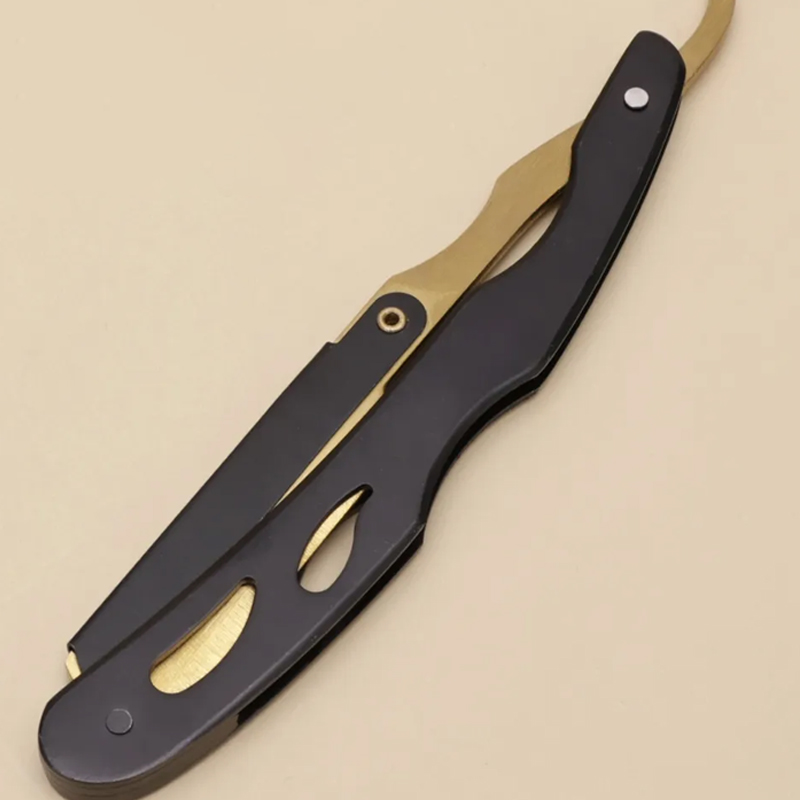 Straight Razor Safety - ผู้ชายมีดโกนหนวดเครื่องโกนหนวดด้วยตนเองเครื่องโกนหนวดสแตนเลส Rack Professional Straight Edge มีดโกนตัดผมเครื่องตัดเครา