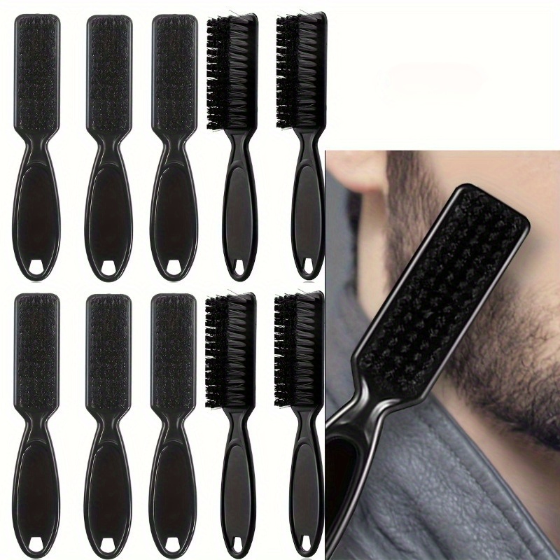 Men'S Grooming Hairstyles - แปรงปัดเครา 2 ชิ้นสำหรับผมแห้ง แปรงปัดเคราและผมสำหรับผู้ชาย แปรงสำหรับจัดแต่งทรงผมและทำความสะอาดเครา