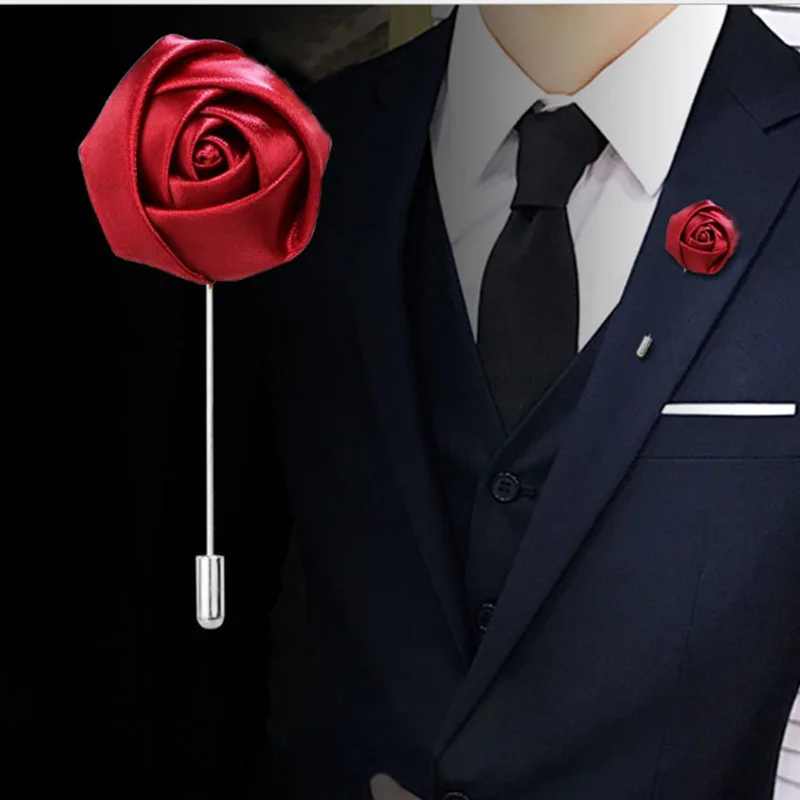 Men'S Grooming For Marriage - ช่อดอกไม้สำหรับงานแต่งงานของเจ้าบ่าวช่อดอกไม้ปักหมุดดอกไม้ที่คาดผมชุดบุรุษเข็มกลัดอุปกรณ์แต่งงาน