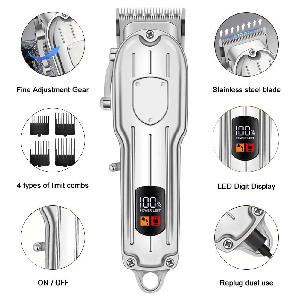 เครื่องตัดผมมืออาชีพสำหรับผู้ช - Men'S Grooming Haircut บทวิจารณ์และราคา