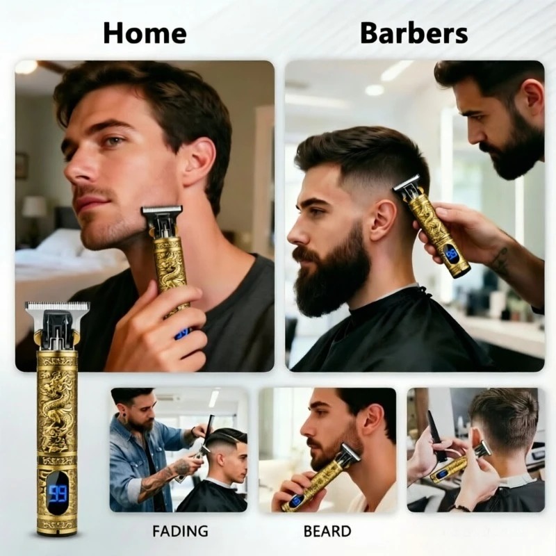 เครื่องโกนหนวดไฟฟ้า T9 แบบไร้ส - Men'S Grooming Haircut บทวิจารณ์และราคา