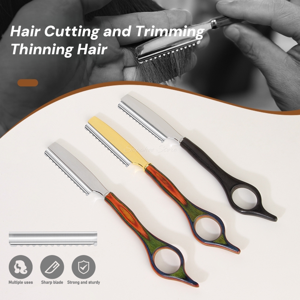 มีดโกนหนวดตรงสำหรับช่างตัดผมมื - Straight Razor Safety บทวิจารณ์และราคา