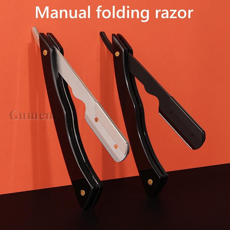 คู่มือสแตนเลสตรงมีดโกนอะคริลิค - Straight Razor Safety บทวิจารณ์และราคา