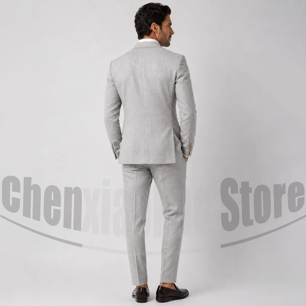 ชุดสูทผู้ชายผ้าลินินสุดชิค 2 ช - Men Grooming Outfit บทวิจารณ์และราคา