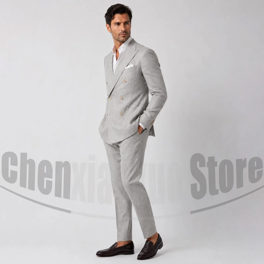 ชุดสูทผู้ชายผ้าลินินสุดชิค 2 ช - Men Grooming Outfit บทวิจารณ์และราคา