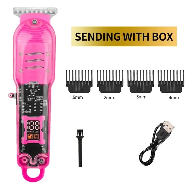 2024 ใหม่โปร่งใสผมClipper Powe - Men'S Grooming Haircut บทวิจารณ์และราคา