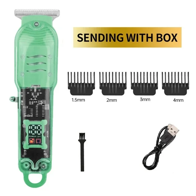 2024 ใหม่โปร่งใสผมClipper Powe - Men'S Grooming Haircut บทวิจารณ์และราคา