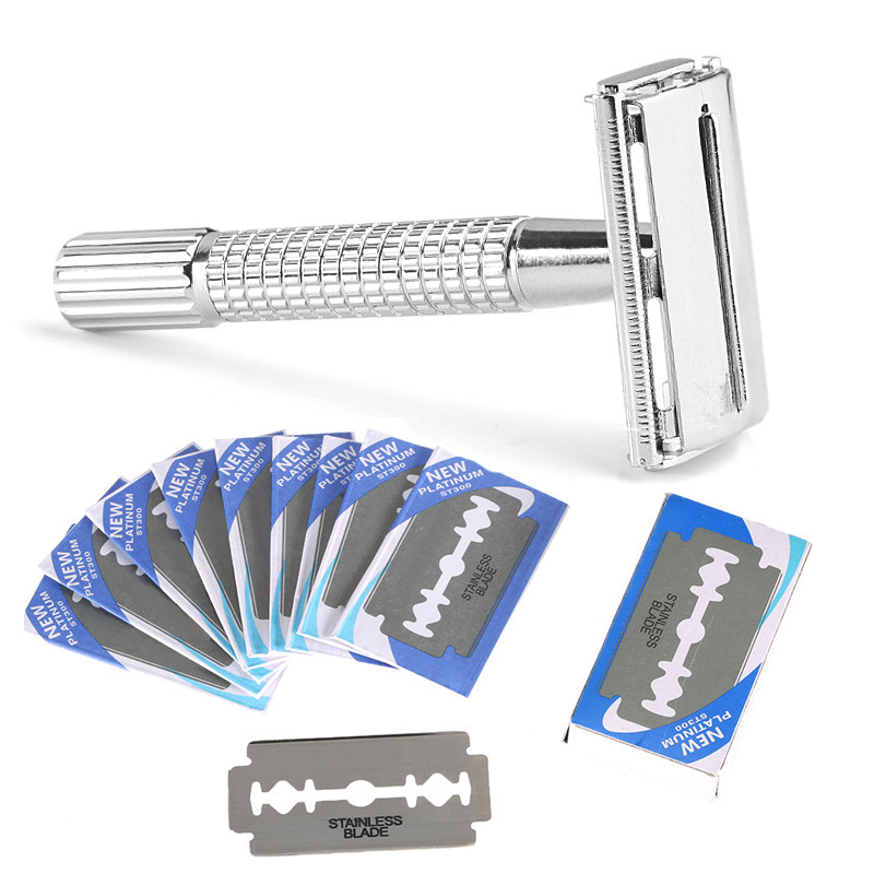 มีดโกนหนวดแบบด้ามจับเคลือบผิว  - Straight Razor Safety บทวิจารณ์และราคา