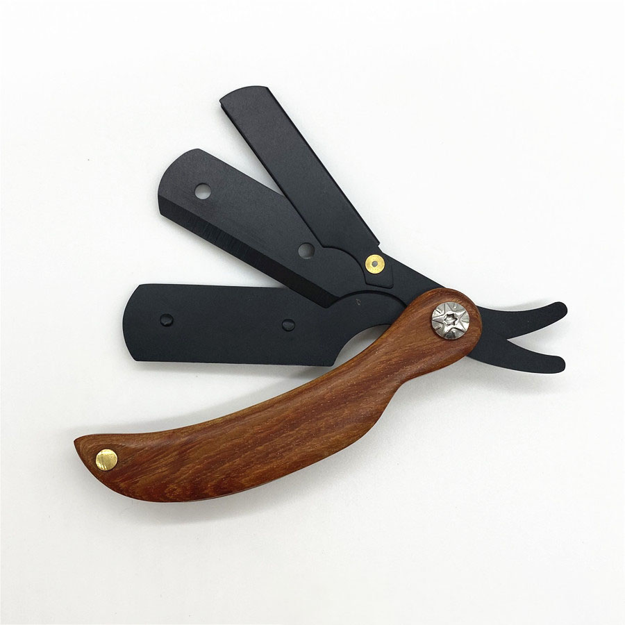 มีดโกนหนวดแบบพกพาสำหรับผู้ชาย  - Straight Razor Safety บทวิจารณ์และราคา
