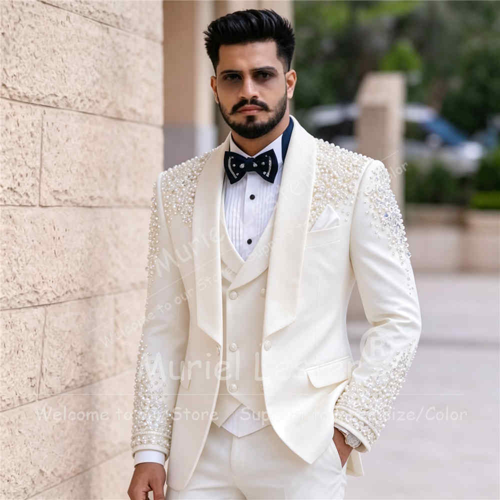 ชุดสูทเจ้าบ่าวสุดหรูสำหรับผู้ช - Men Grooming Outfit บทวิจารณ์และราคา
