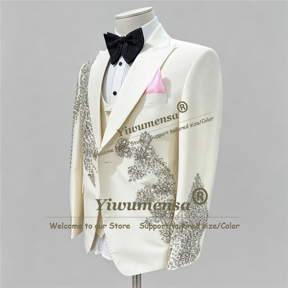 ชุดสูทแต่งงานผู้ชายประดับลูกปั - Men Grooming Outfit บทวิจารณ์และราคา