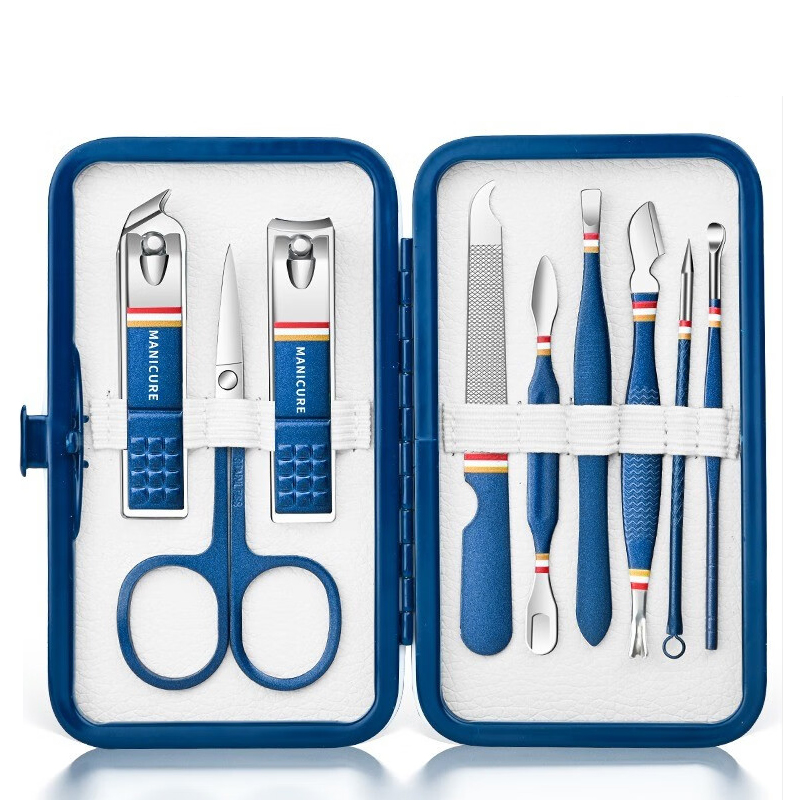 ชุดกรรไกรตัดเล็บสแตนเลส 9 in 1 - Mens Grooming Kit Bag บทวิจารณ์และราคา